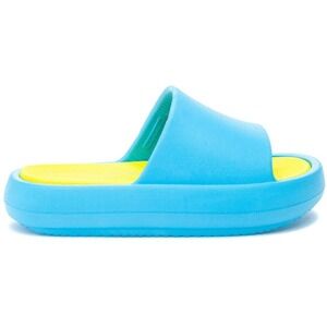 NIB J Slides SQUISH Turquoise EVA Beach Slides. Brand New!‎ Size 8 Platform